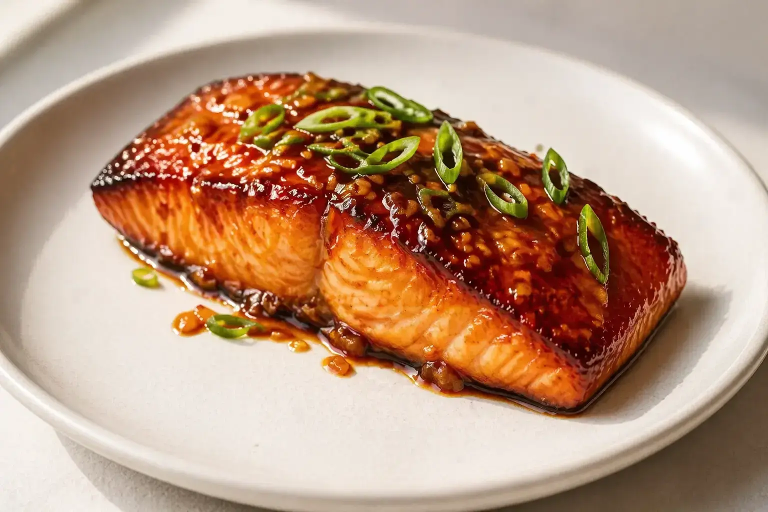 Quick Honey Garlic Glazed Salmon