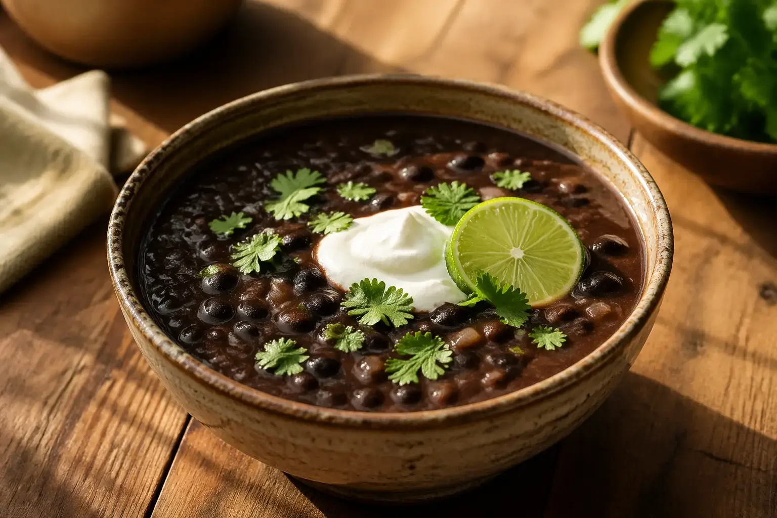 Budget-Friendly Spicy Black Bean Soup
