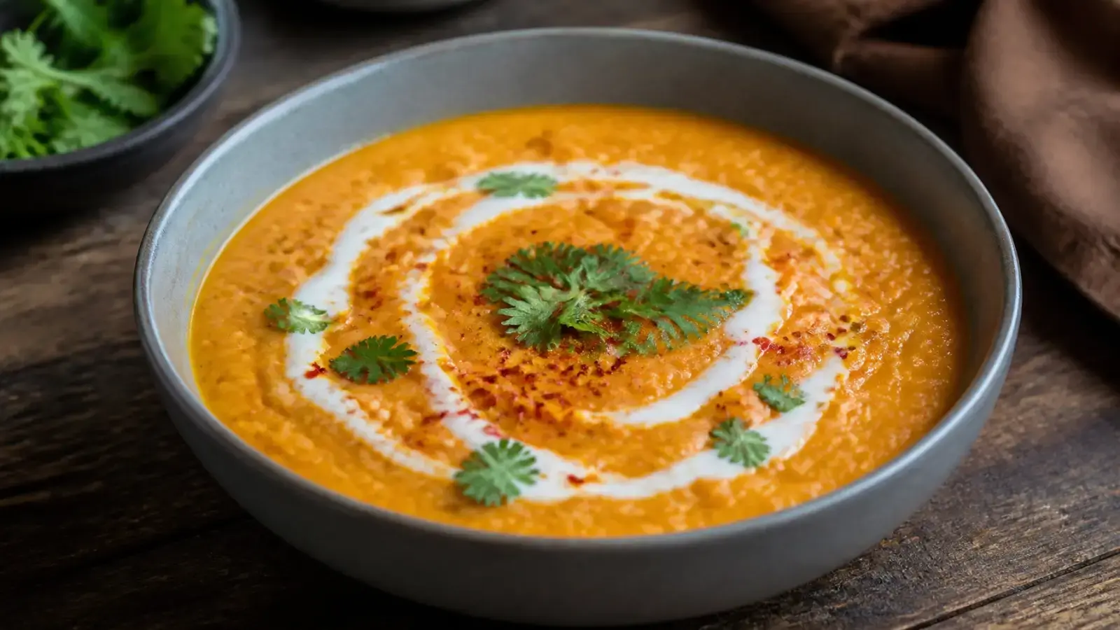 Creamy Coconut Red Lentil Dal