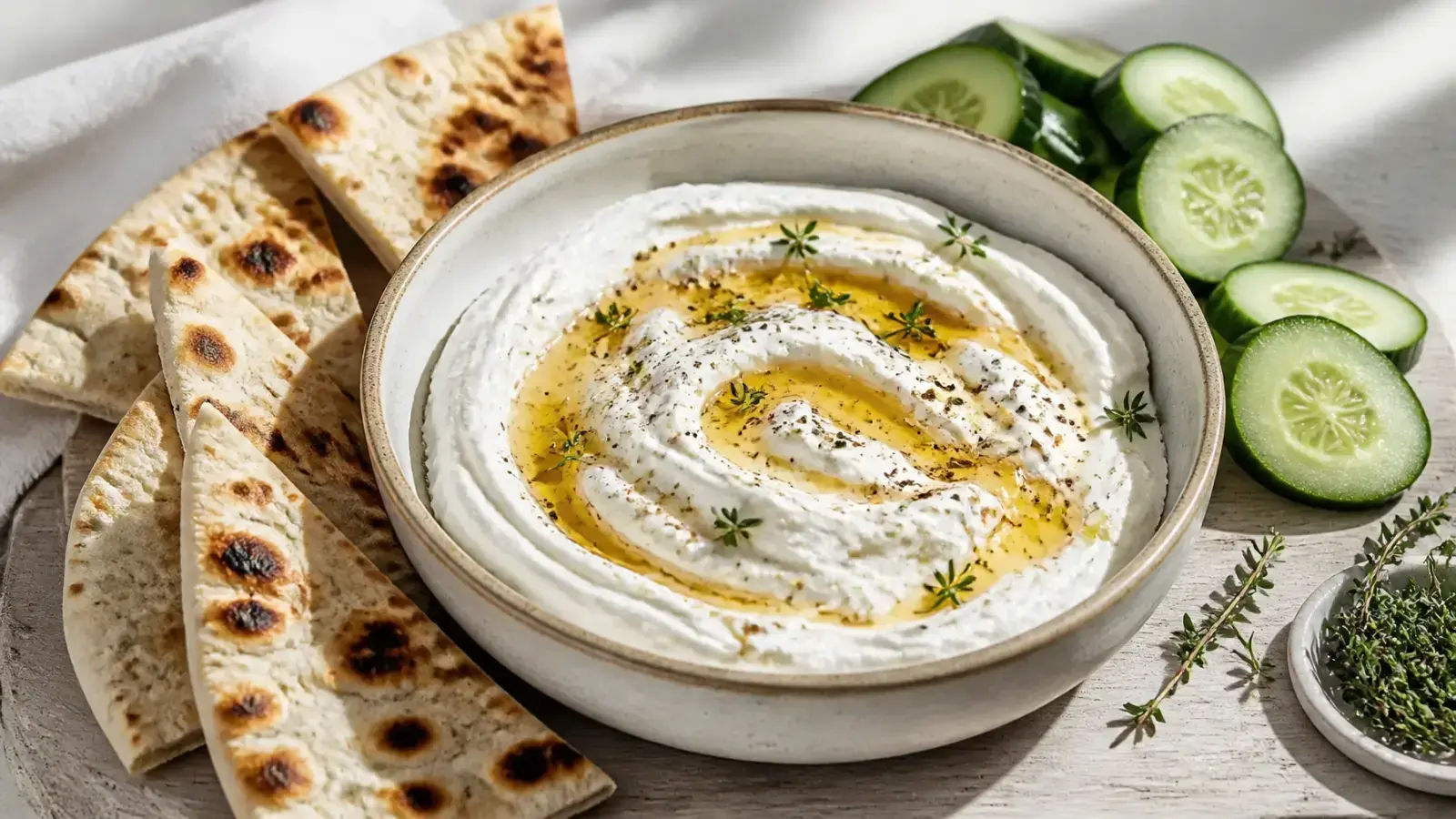 Whipped Feta Dip with Honey: A Creamy Picnic Appetizer